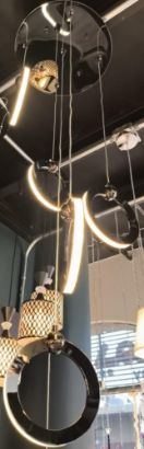 صورة علاقي ليد خماسي أسود لؤلؤي